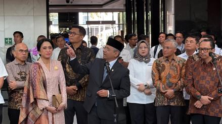Suahasil Instruksikan Pegawai Kemenkeu Jaga Kredibilitas dan Segera Laporkan APBN. (Foto: Anggie Ariesta/iNews Media Group)