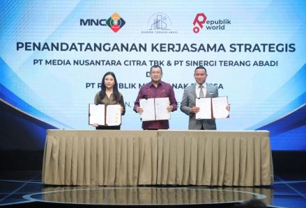 RMAB, MNCN dan STA Jalin Kemitraan Strategis untuk Membangun Ekosistem Media Terintegrasi. (Foto: iNews Media Group)