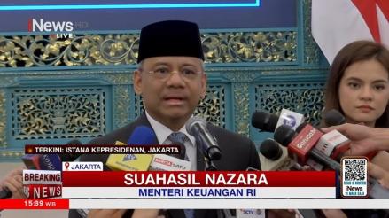 Menteri Keuangan, Suahasil Nazara mengungkap arahan Presiden Prabowo Subianto yang telah mempercayakannya sebagai bendahara negara. (Foto: iNews Media Group)