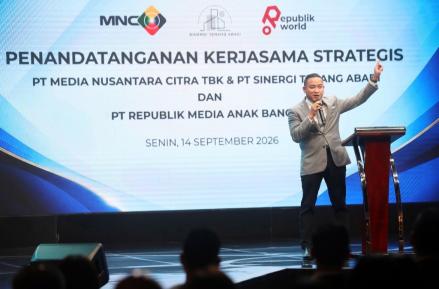 RMAB, MNCN, dan STA Teken Kerja Sama, Norman Joesoef: Industri Media Punya Prospek Jangka Panjang. Foto: iNews Media Group.