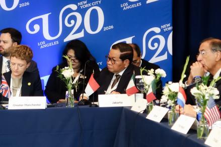 Pramono Tawarkan 37 Proyek Pengembangan Jakarta Senilai USD7 Miliar di New York. (Foto: iNews Media Group)