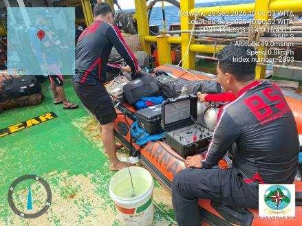 Evakuasi Korban KM Virgo, Tim SAR Turunkan Personel Basarnas Special Group. (Foto: Basarnas)