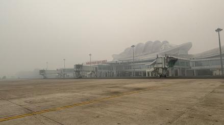 254 Penerbangan di Kalimantan Batal atau Tertunda Akibat Asap Karhutla. (Foto: Dok. Kemenhub)
