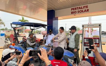 Pemerintah bersama PT Pertamina Patra Niaga menghadirkan Stasiun Pengisian Bahan Bakar Umum (SPBU) khusus untuk petani di Merauke. (Foto: Ist)