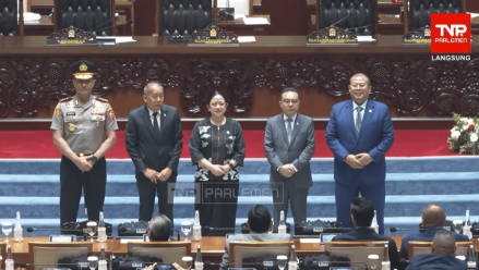 DPR Setujui Komjen Pol Suyudi Ario Jadi Kapolri dalam Rapat Paripurna. (Foto: TV parlemen)