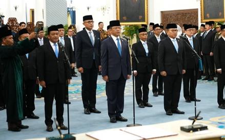 Prabowo Resmi Lantik Sugiono Jadi Menko PMK Gantikan Pratikno