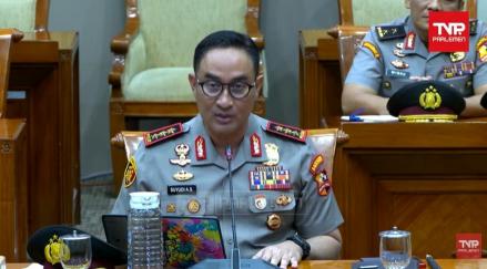 Jalani Fit and Proper Test Jadi Kapolri, Suyudi Janji Terima Kritik dan Perbaiki Polri. (Foto: Dok. TV Parlement)