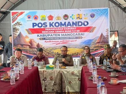 Ombudsman Soroti Pengungsi Gempa NTT yang Masih Tinggal di Tenda Tak Layak. (Foto: Dok. Ombudsman)