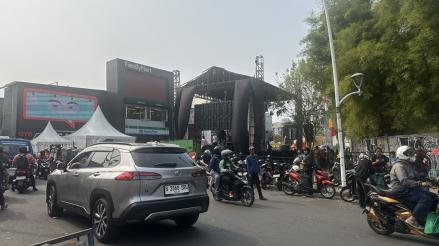 Ada Festival Palang Pintu, Begini Situasi Terkini Jalan Kemang Raya. (Foto Ari Sandita/IMG)