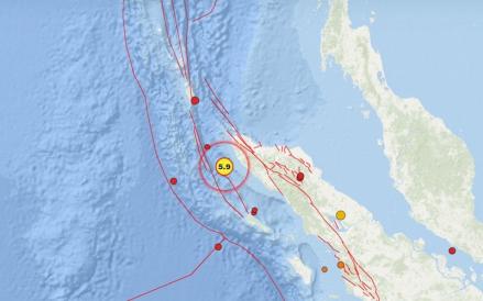 Badan Meteorologi, Klimatologi, dan Geofisika (BMKG) menyatakan adanya gempa bumi dengan kekuatan 5,9 magnitudo di Kabupaten Aceh Jaya. (Foto: Dok. BMKG)