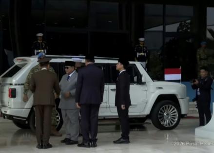 Prabowo Pimpin HUT ke-81 TNI di Mabes TNI Cilangkap