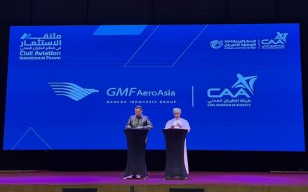 PT Garuda Maintenance Facility Aero Asia Tbk (GMFI) akan mengoperasikan fasilitas Maintenance, Repair, and Overhaul (MRO) di Bandara Oman. (Foto: Ist)