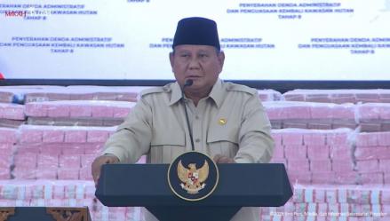 Satgas PKH Setor Rp13,24 Triliun, Prabowo: Negara Punya Uang Naikkan Gaji Guru-Polisi. (Foto: iNews Media Group)