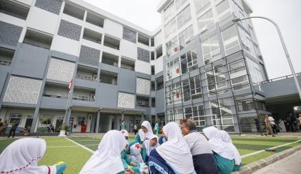 Intip Revitalisasi Sekolah di Jakarta, Gedung 6 Lantai Lengkap dengan Lift (FOTO:Dok Ist)