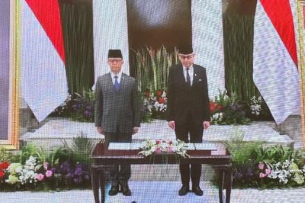 Arrmanatha Nasir Resmi Jabat Menlu Gantikan Sugiono (FOTO:Dok Ist)