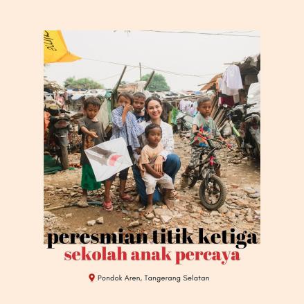 Gunakan Royalti, Andien Aisyah Bangun Sekolah Kelima di Kampung Apung. (Foto: Andien Foundation)