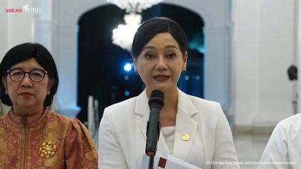 Ketua Dewan Komisioner OJK, Friderica Widyasari mengaku mendapatkan pesan khusus dari Presiden Prabowo Subianto terkait coordinated trading. (Foto: Dok. Setneg)
