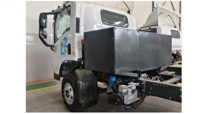 Green Power Group (LABA) dan Oscar Investama Resmi Jalankan Bisnis Sewa Baterai Truk Listrik. (Foto Istimewa)