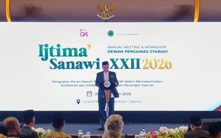 MUI menilai keputusan pemerintah  menunda lewajiban sertifikasi halal berpotensi menghambat laju ekonomi syariah nasional. (Foto: iNews Media/Rohman Wibowo)
