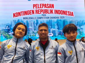2 Anak SMK Indonesia Raih Peringkat ke-12 Dunia dalam Kompetisi Keterampilan di Shanghai. (Foto: Kemenperin)
