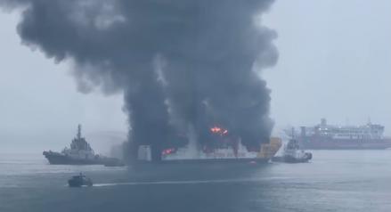 Kemenhub Belum Bisa Pastikan Penyebab Kebakaran KMP Batumandi di Merak. (Foto: Dok. Kemenhub)