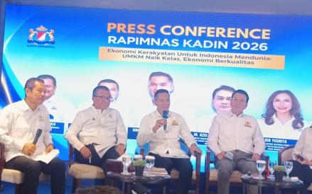 Kamar Dagang dan Industri (Kadin) Indonesia mengimbau pelaku usaha untuk memperkuat kinerja keuangan dan fundamental bisnis. (Foto: iNews Media/Rohman Wibowo)