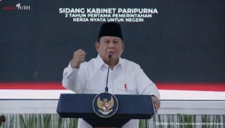 Prabowo Perintahkan Usut Tuntas Pelaku Karhutla: Ini Adalah Kejahatan Kemanusiaan. (Foto: Binti Mufarida/iNews Media Group)