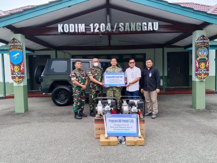 Perkuat Penanganan Karhutla, BRI Peduli Salurkan 270 Unit Mesin Pompa Air ke Kalimantan. (Foto: BRI Peduli)