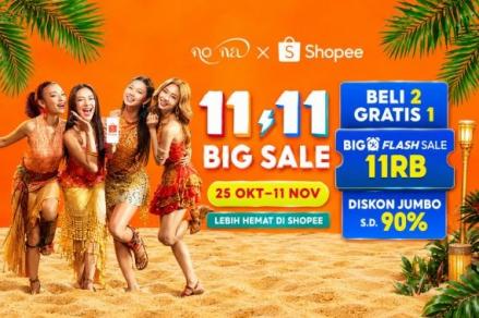 “Tap Tap Langsung Pesan!” Pesona island girl, no na x Shopee Warna Musik Segar di 11.11 Big Sale. (Foto: Doc Shopee)