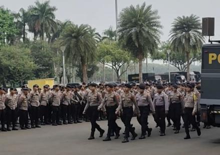 Polda Metro Jaya Catat Ada 53 Demo di Jakarta Hari Ini. (Foto: MNC Media)