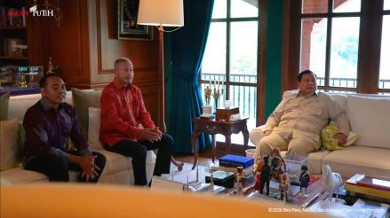 Prabowo Bertemu Menlu Singapura di Hambalang, Bahas Apa? (Foto: iNews Media Group)