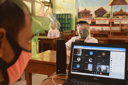 Klaster Covid-19 di Sekolah Melonjak, Bekasi Terapkan PTM Maksimal 25 Persen (FOTO:MNC Media)