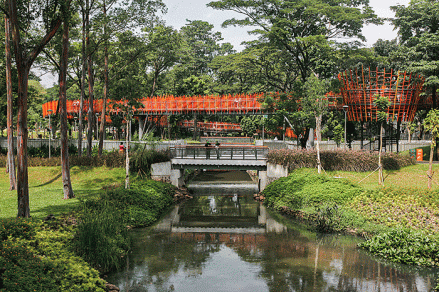 Tebet Eco Park Dibuka Besok, Pengunjung Wajib Daftar Via JAKI (FOTO: MNC Media)