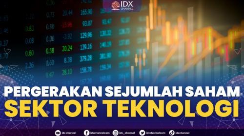 Pergerakan Sejumlah Saham Sektor Teknologi