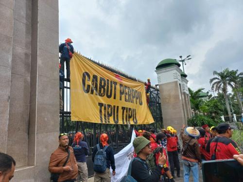 Demo Tolak Perppu Cipta Kerja, Begini 10 Tuntutan Buruh