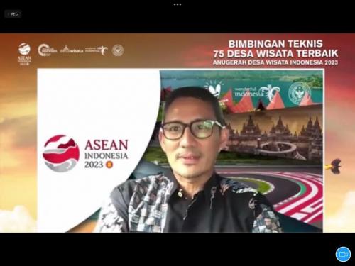 Sandiaga Siap Visitasi 75 Besar Desa Wisata Terbaik Dalam ADWI 2023