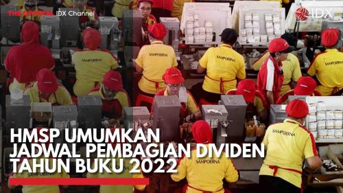 Hmsp Umumkan Jadwal Pembagian Dividen Tahun Buku