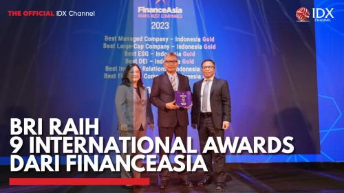 BRI Raih 9 International Awards Dari FinanceAsia