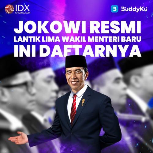 Jokowi Resmi Lantik Lima Wakil Menteri Baru, Ini Daftarnya