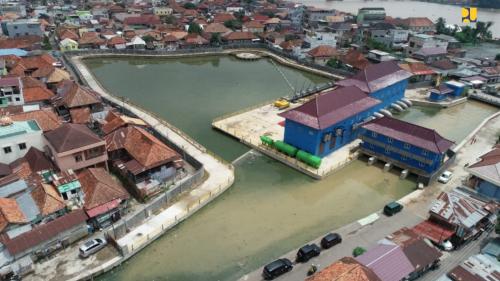 PUPR Selesaikan Infrastruktur Pengendali Banjir Di Palembang