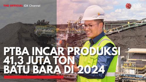 PTBA Incar Produksi 41,3 Juta Ton Batu Bara Di 2024