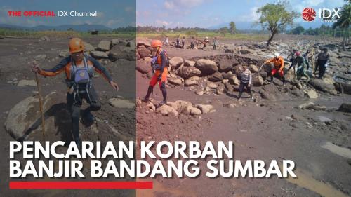 Pencarian Korban Banjir Bandang Sumbar