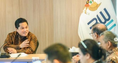 Jelang Akhir Jabatan, Erick Thohir Kumpulkan Dirut-Dirut BUMN