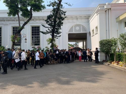 Para Menteri Prabowo Tiba di Istana Negara Jelang Pelantikan