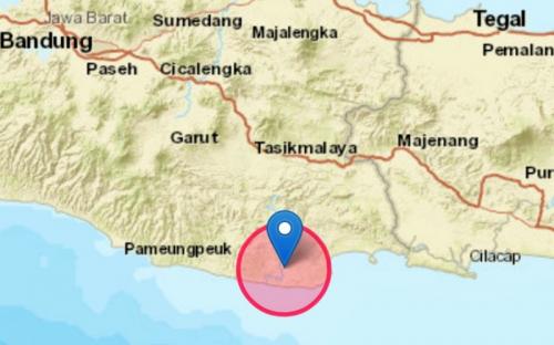 Gempa Bumi Magnitudo 5 0 Guncang Pangandaran Berpusat Di Darat