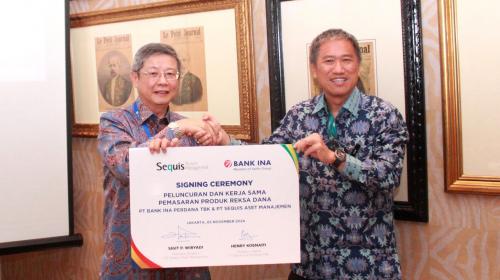 Gandeng Sequis AM, Bank INA (BINA) Mulai Pasarkan Produk Reksa Dana