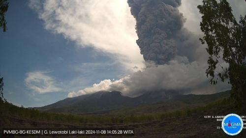 Waspada, Potensi Banjir Lahar Pascaerupsi Gunung Lewotobi Laki-Laki