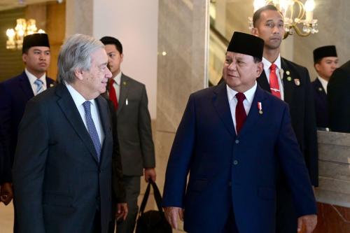 Bertemu Prabowo, Sekjen PBB Sebut Indonesia Sebagai Mitra yang Sangat Penting