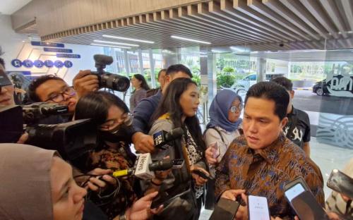 Erick Thohir Buka-bukaan Capaian Infrastruktur di 100 Hari Kerja Prabowo-Gibran