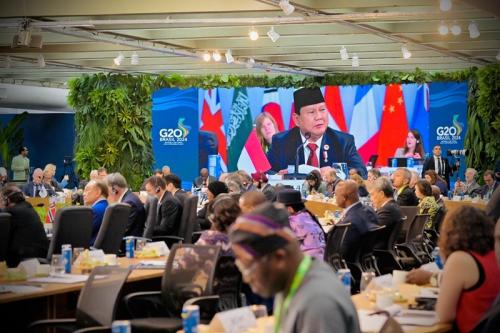 Prabowo Bahas Makan Bergizi Gratis hingga Swasembada Energi di KTT G20 Brasil